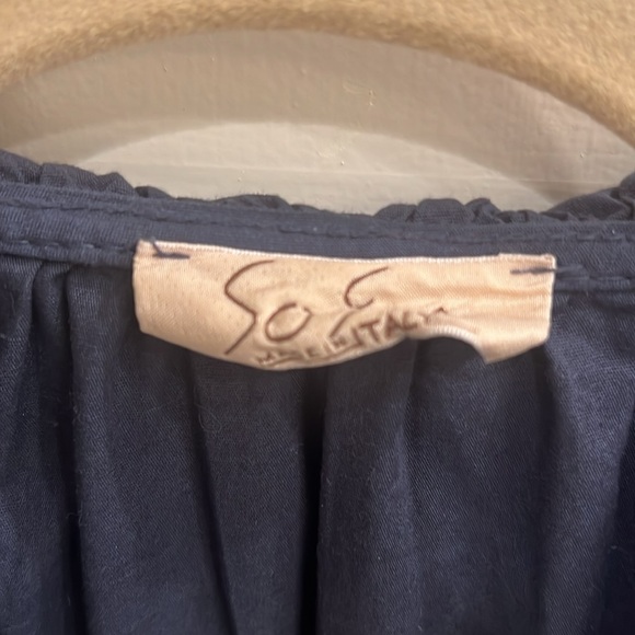 Sophia blue babydoll top - Picture 2 of 4